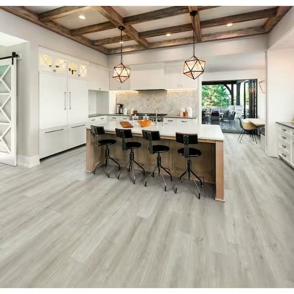 Coral Cove Hickory 12 MIL x 7 in. W x 48 in. L Waterproof Click