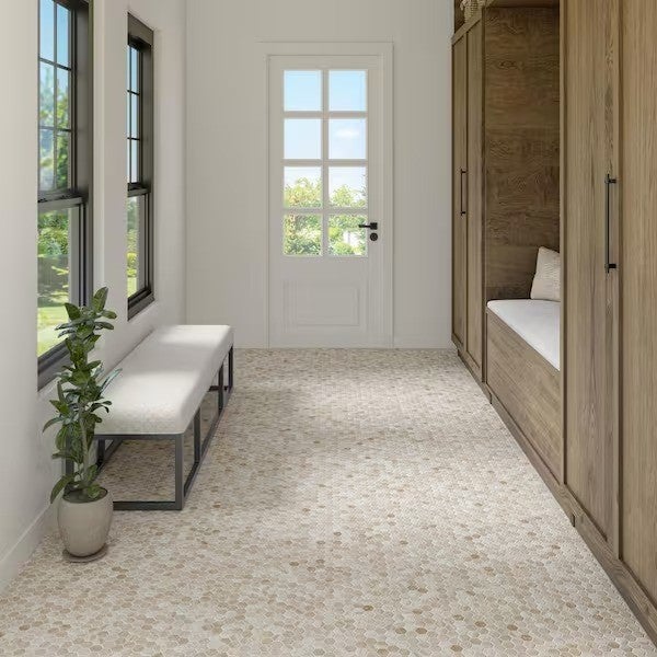 Stone Decor Accents Brisk Beige 10 in. x 12 in. Matte Ceramic
